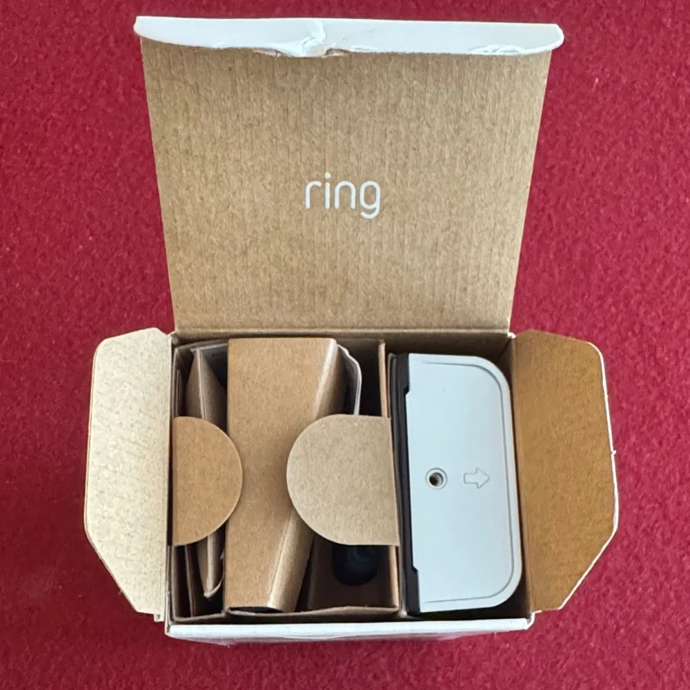 Ring Battery Doorbell Plus in Silver and Black